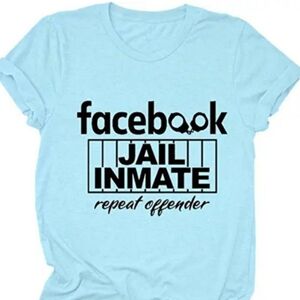 Facebook JAIL INMATE Repeat Offender Women's Graphic Short Sleeve T-Shirt